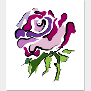 Flower rose Posters and Art